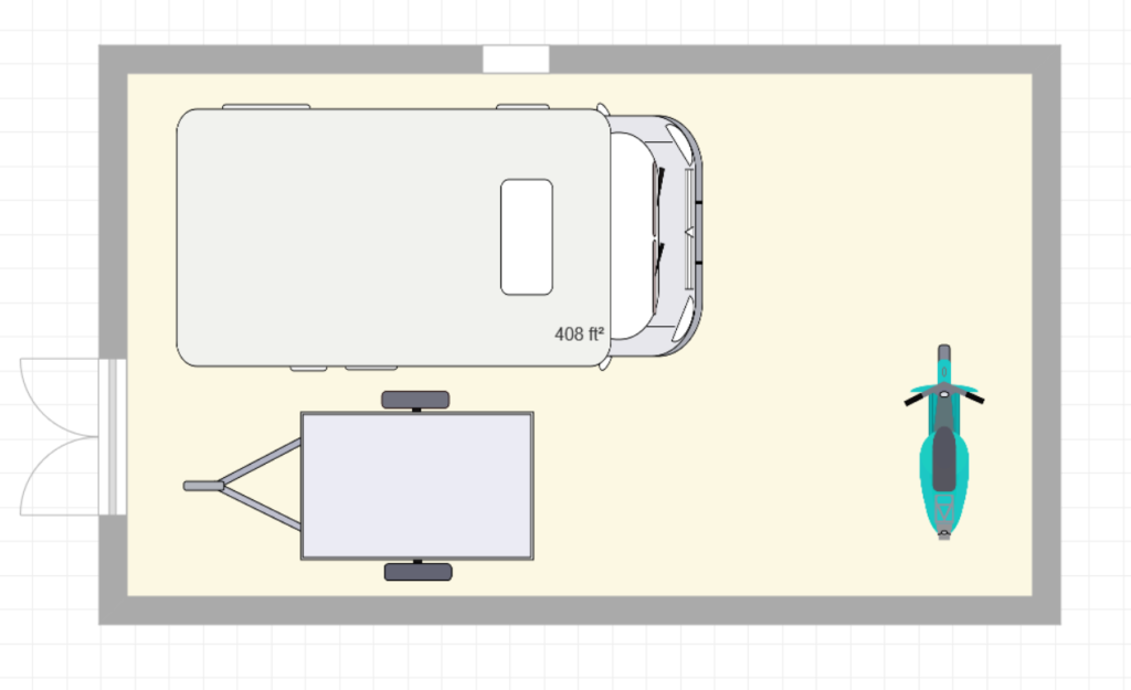 Garage floor plan - FREE house plan and FREE apartment plan