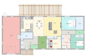 2D house plan